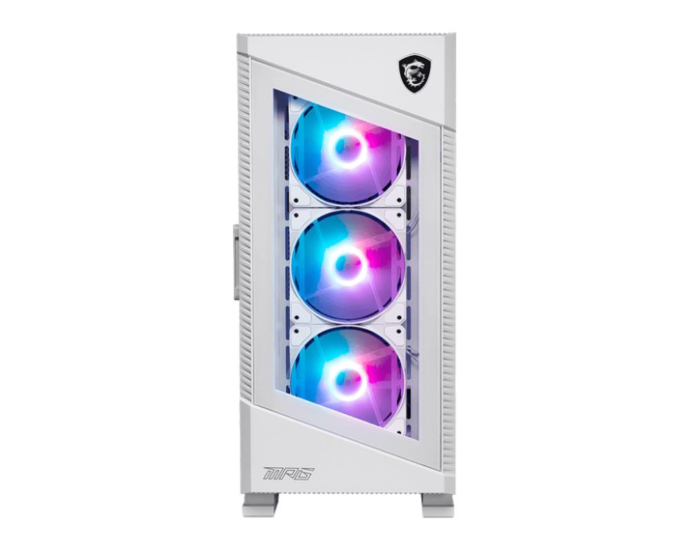 Case|MSI|MPG VELOX 100R WHITE|MidiTower|Case product features Transparen...