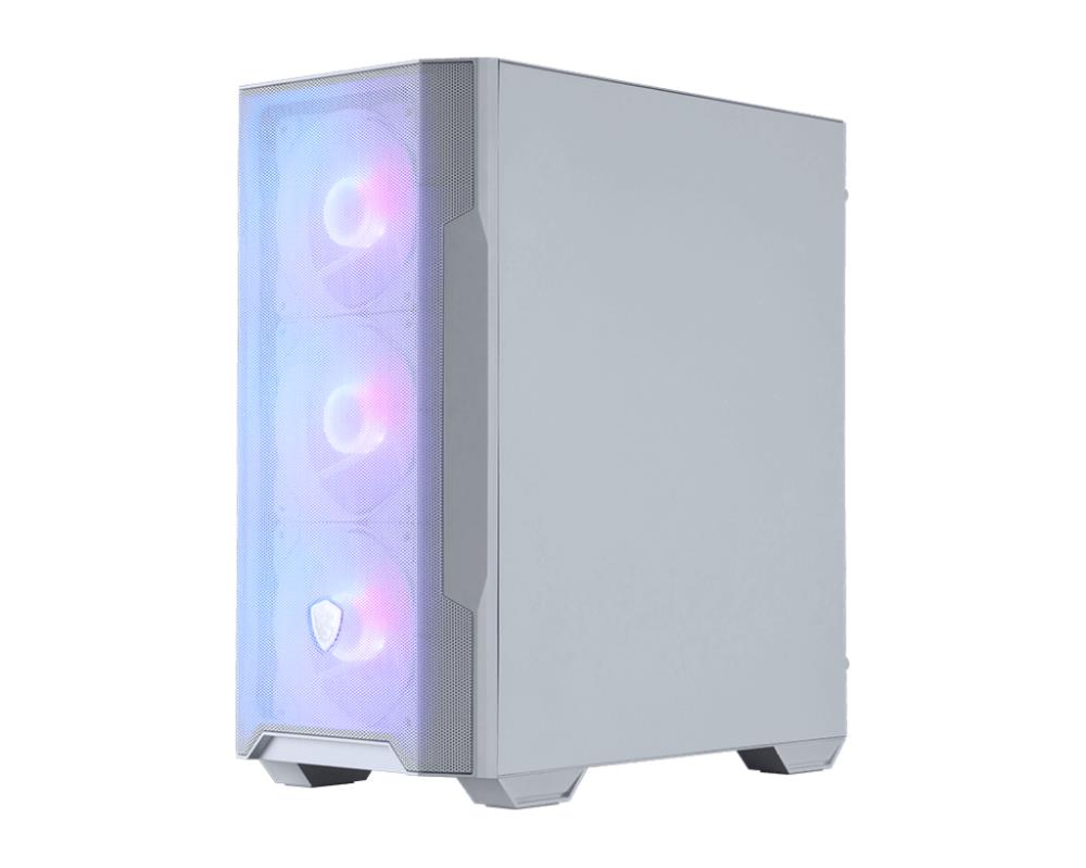 Case|MSI|MAG FORGE M100R / WHITE|Micro|Not included|MicroATX|MiniITX|Col...