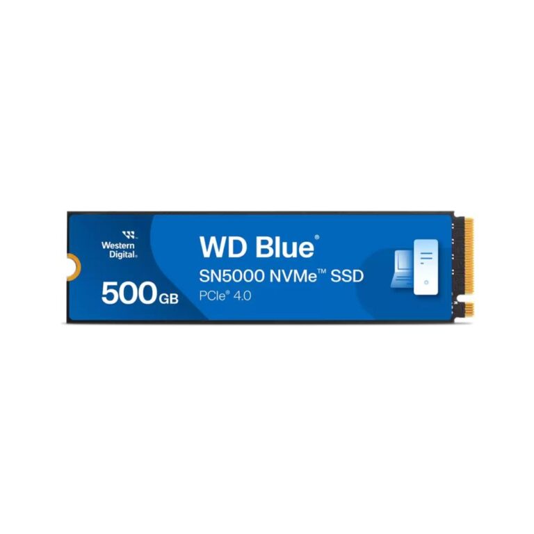 SSD|WESTERN DIGITAL|Blue SN5000|500GB|M.2|PCIe Gen4|NVMe|Write speed 400...