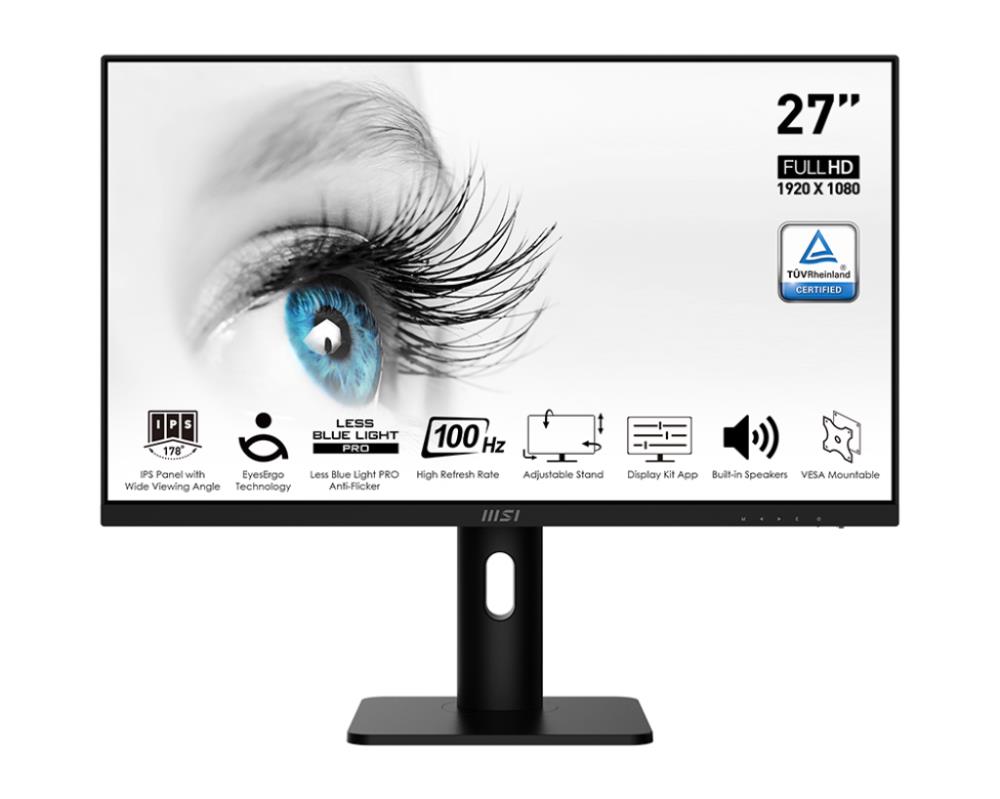 LCD Monitor|MSI|PRO MP273AP|27″|Panel IPS|1920×1080|16:9|100H...