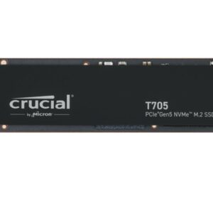 SSD|CRUCIAL|T705|1TB|M.2|PCIe Gen5|NVMe|Write speed 10200 MBytes/sec|Read speed 13600 MBytes/sec|TBW 600 TB|CT1000T705SSD3