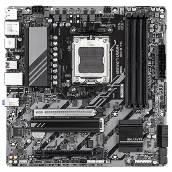 Emaplaat|GIGABYTE|AMD B850|SAM5|Micro-ATX|Memory DDR5|Memory slots 4|1x...