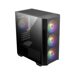 Case|MSI|MAG FORGE M100R|Micro|Not included|MicroATX|MiniITX|Colour Black|MAGFORGEM100R