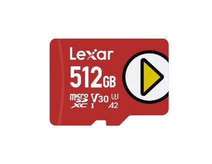 MEMORY MICRO SDXC 512GB UHS-I/PLAY LMSPLAY512G-BNSNG LEXAR