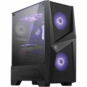 Case|MSI|MAG FORGE 100M|MidiTower|Not included|ATX|MicroATX|MiniITX|Colour Black|MAGFORGE100M