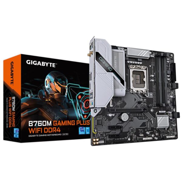 Emaplaat|GIGABYTE|Intel B760 Express|LGA1700|Micro-ATX|Memory DDR4|Memo...