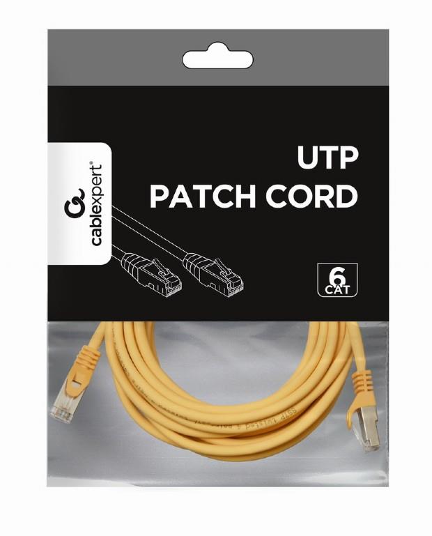 PATCH KAABEL CAT6 UTP 3M/YELLOW PP6U-3M/Y GEMBIRD