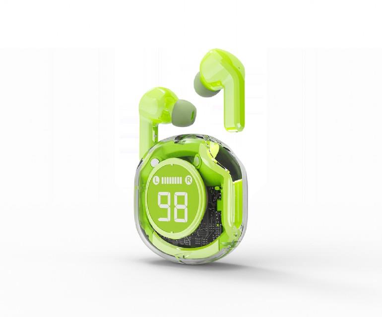 KÕRVAKLAPID BLUETOOTH/GREEN TWST-01-G GEMBIRD