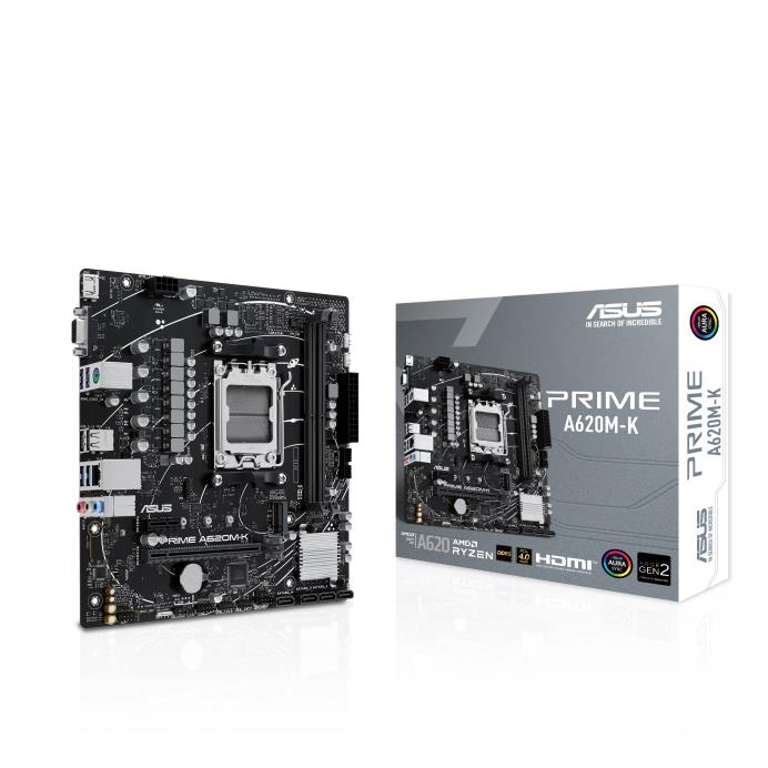 Emaplaat|ASUS|AMD A620|Micro-ATX|Memory DDR5|Memory slots 2|1xPCI-Expre&...