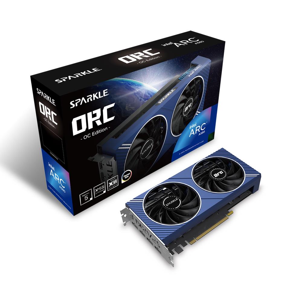 Graphics Card|SPARKLE|Intel Arc A580|8 GB|GDDR6|256 bit|PCIE 4.0 16x|Dua...