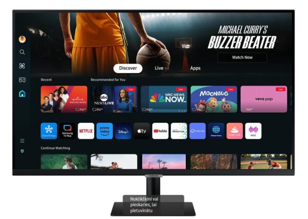 LCD Monitor|SAMSUNG|32"|Smart|Panel VA|3840x2160|16:9|60 Hz|4 ms|Colour Black|LS32DM702UUXDU