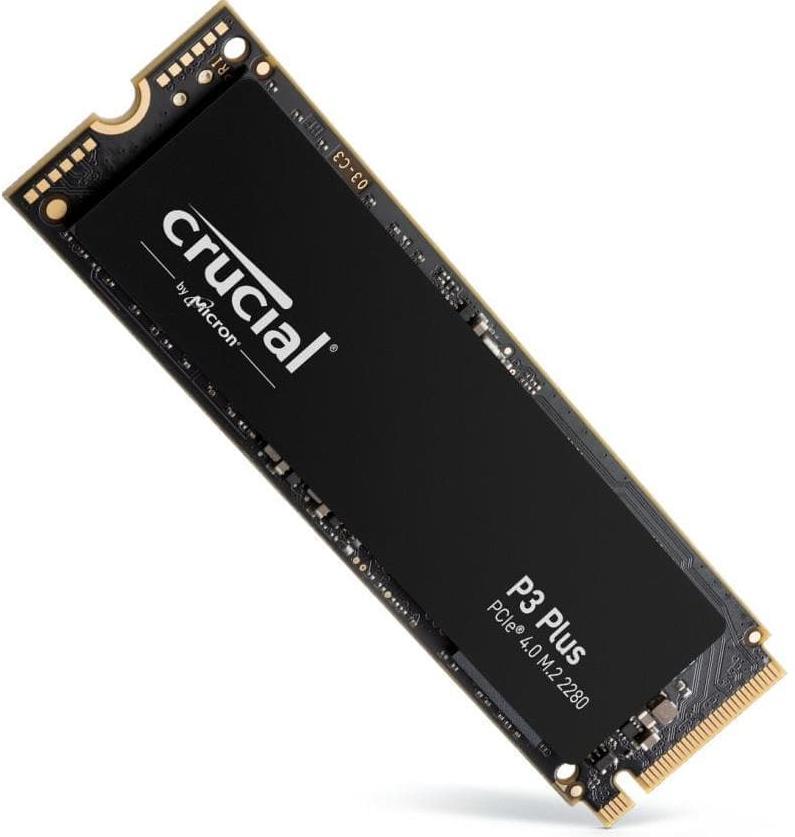 SSD|CRUCIAL|P3 Plus|500GB|M.2|PCIE|NVMe|3D NAND|Write speed 1900 MBytes/...