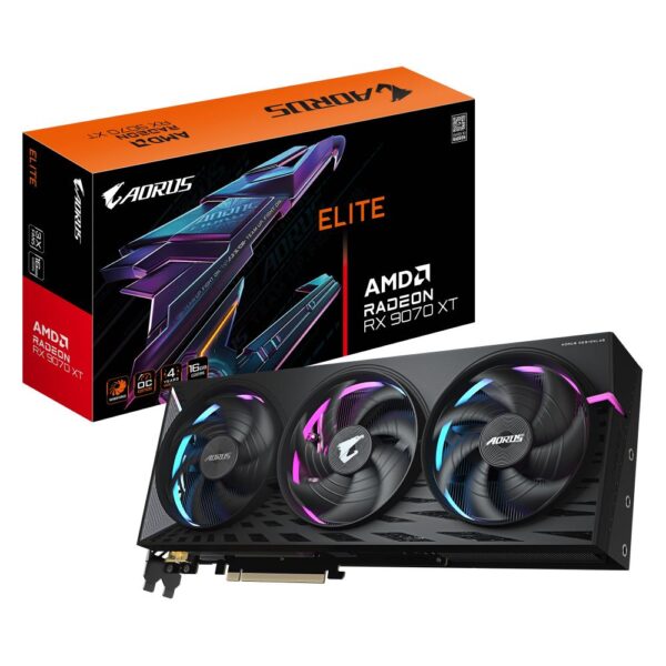 Videokaart|GIGABYTE|AMD Radeon RX 9070 XT|16 GB|GDDR6|256 bit|PCIE 5....