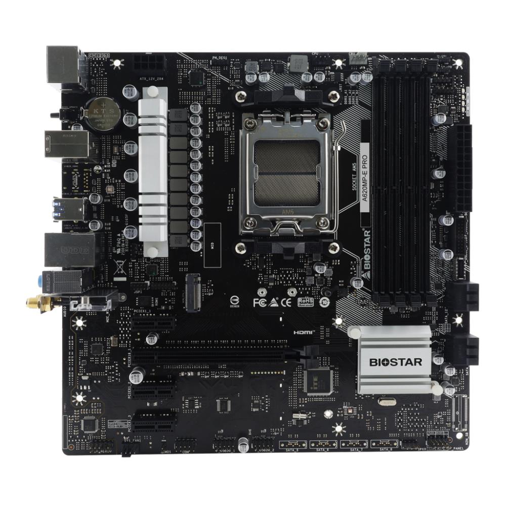 Mainboard|BIOSTAR|AMD A620|SAM5|Micro-ATX|Memory DDR5|Memory slots 4|1xP...