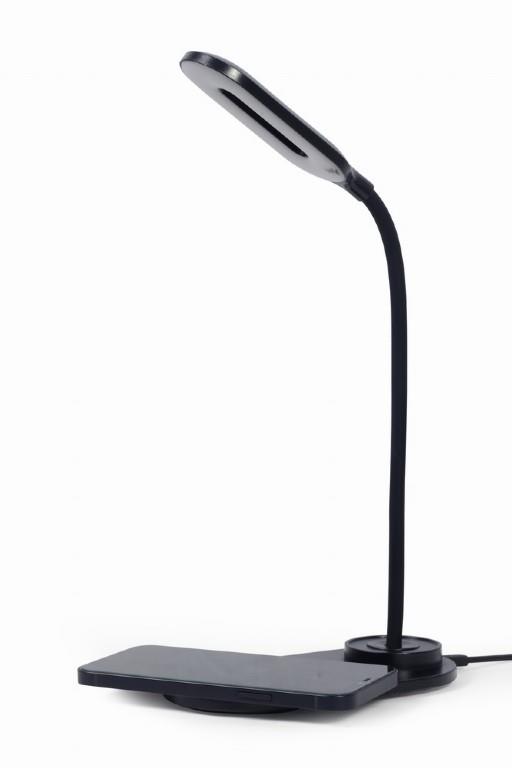 MOBILE CHARGER WRL DESK LAMP/BLACK TA-WPC10-LED-01 GEMBIRD