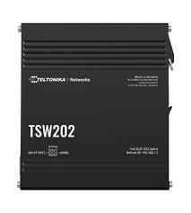 Switch|TELTONIKA|TSW202|Type L2|2xSFP|8xRJ45|PoE+ ports 8|240 Watts|TSW202