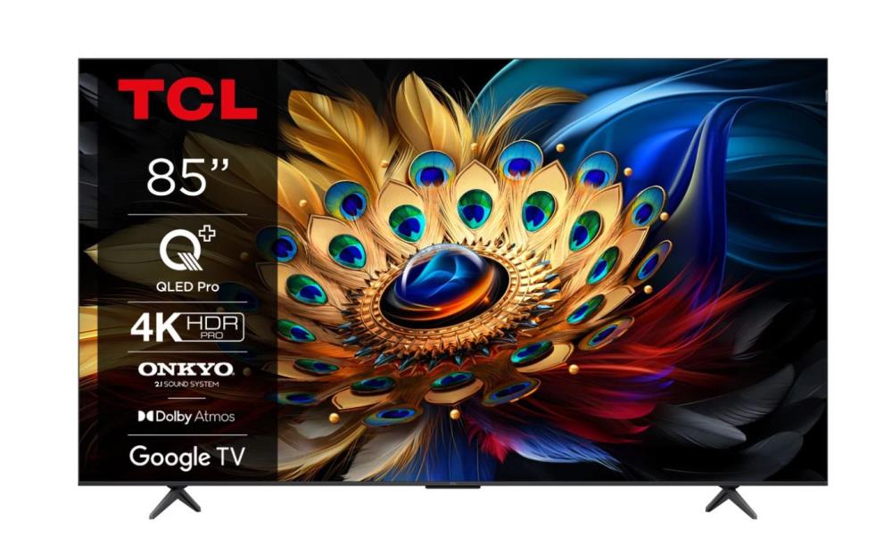 TV Set|TCL|85″|4K/Smart|QLED|3840×2160|2 GB|Wireless LAN|Blue...