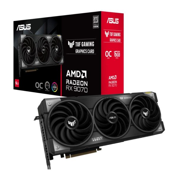 Videokaart|ASUS|AMD Radeon RX 9070|16 GB|GDDR6|256 bit|PCIE 5.0 16x|T...