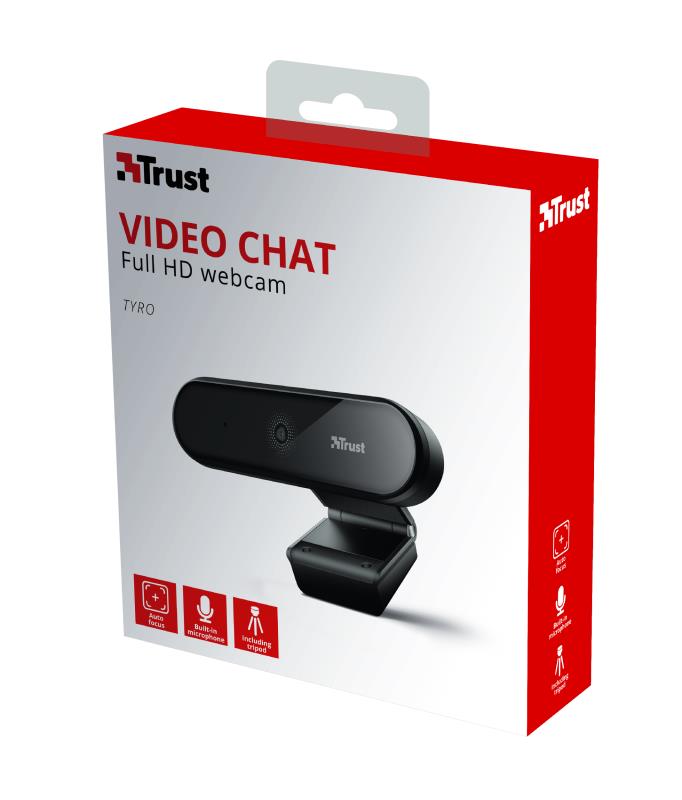 KAAMERA WEBCAM TYRO FULL HD/1080P 23637 TRUST