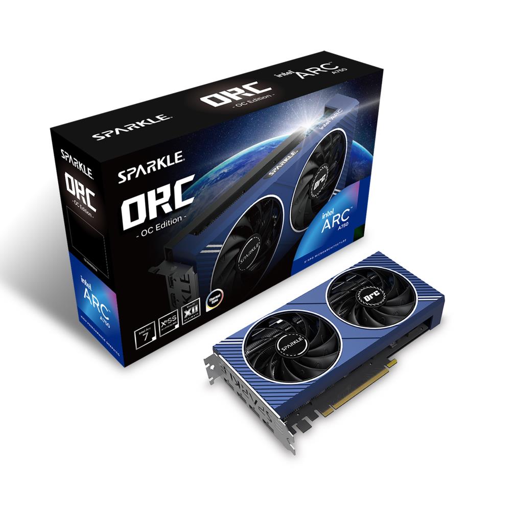 Graphics Card|SPARKLE|Intel Arc A750|8 GB|GDDR6|256 bit|PCIE 4.0 16x|Dua...