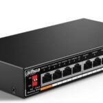 Switch|DAHUA|Desktop/pedestal|8x10Base-T / 100Base-TX|PoE ports 4|60 Watts|SF1008LP