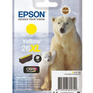 INK AUTOTRIDGE YELLOW 26XL/C13T26344020 EPSON