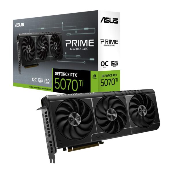 Videokaart|ASUS|NVIDIA GeForce RTX 5070 Ti|16 GB|GDDR7|256 bit|PCIE 5...