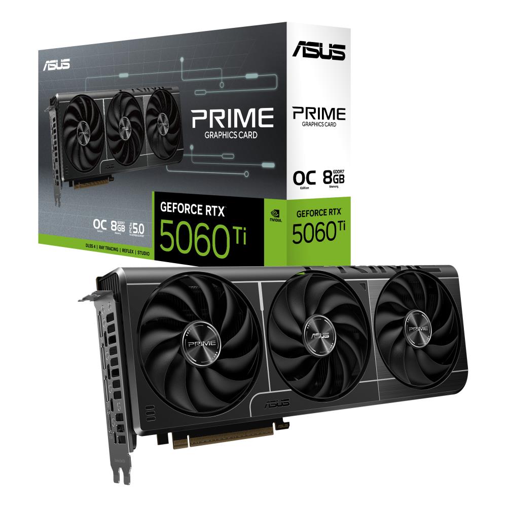 Videokaart|ASUS|NVIDIA GeForce RTX 5060 Ti|8 GB|GDDR7|128 bit|PCIE 5&#82...