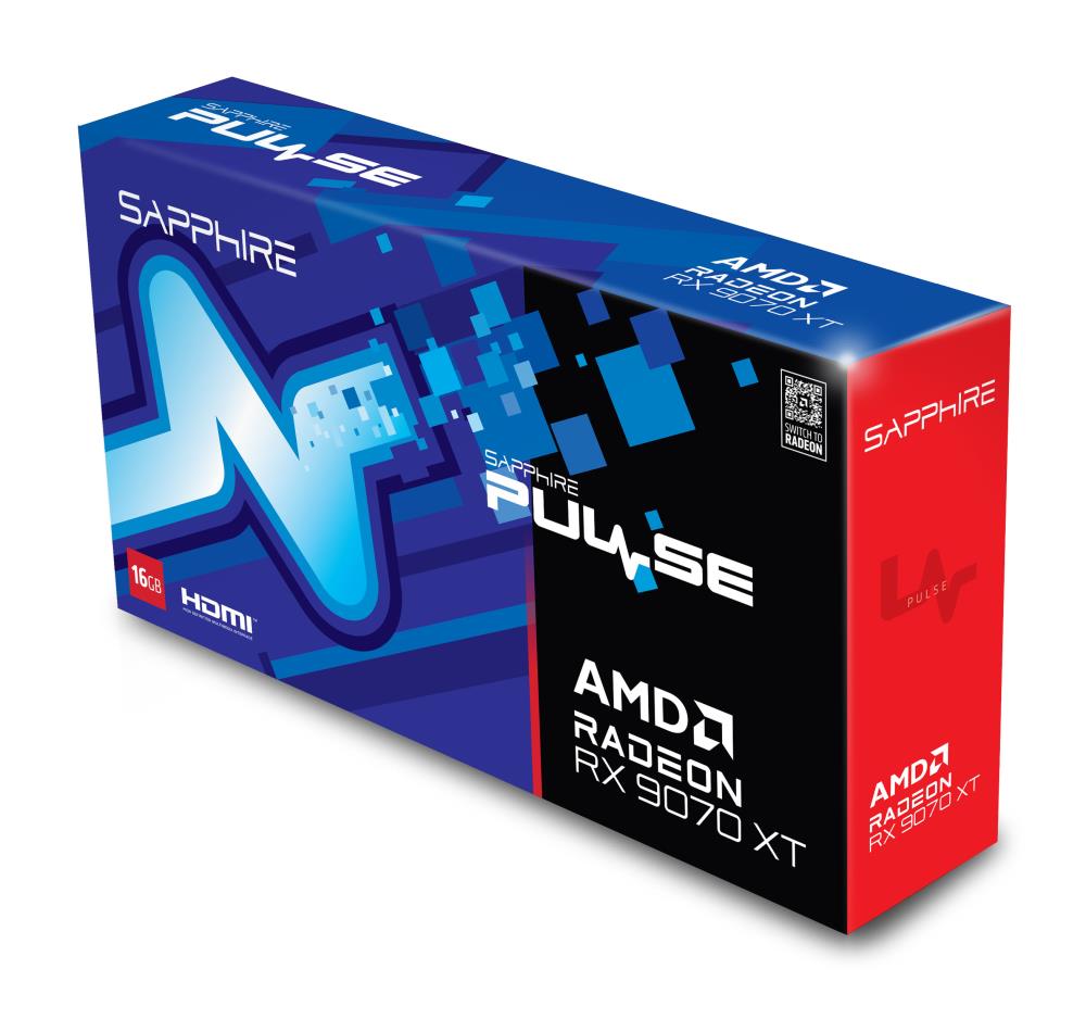 Videokaart|SAPPHIRE|AMD Radeon RX 9070 XT|16 GB|GDDR6|256 bit|PCIE 5&#82...