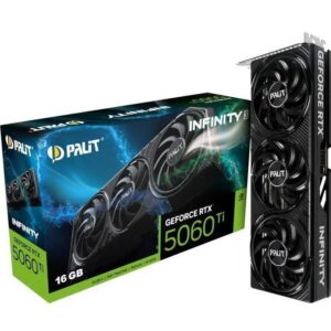 Videokaart|PALIT|NVIDIA GeForce RTX 5060 Ti|16 GB|GDDR7|128 bit|PCIE ...
