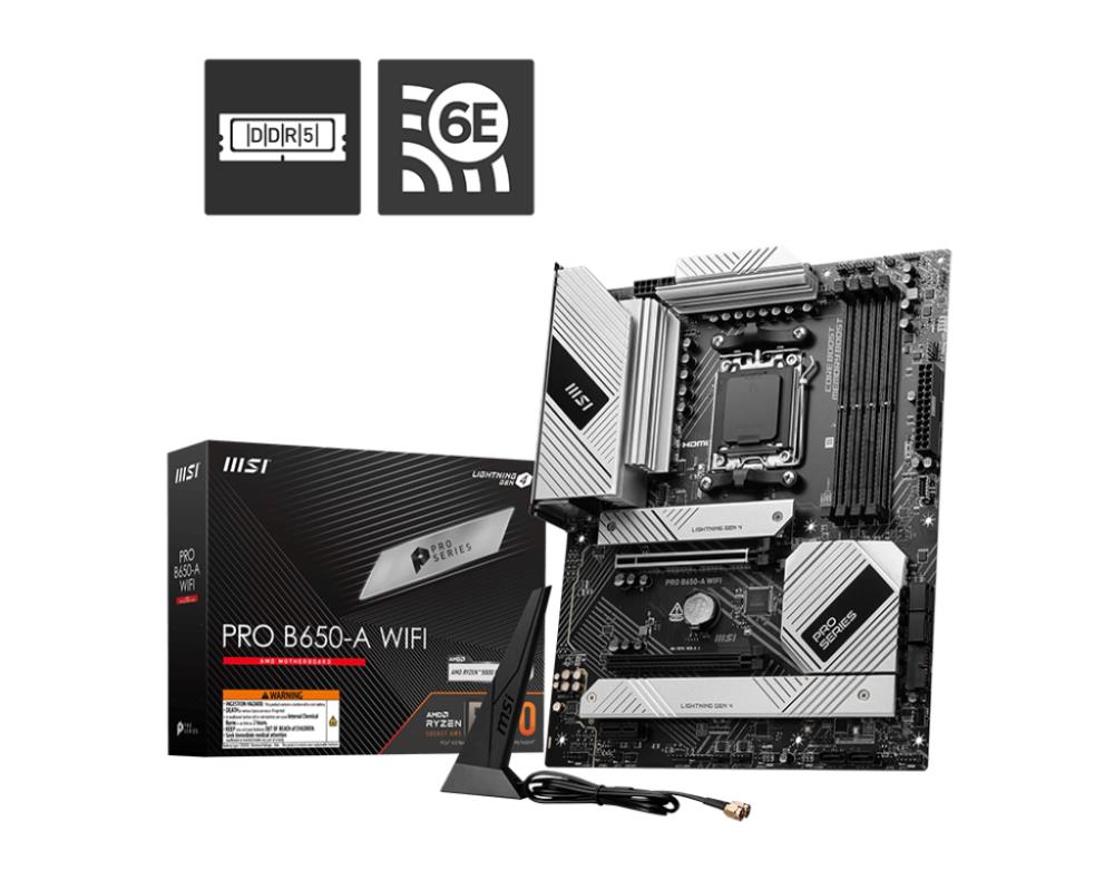 MB AMD B650 SAM5 ATX/PRO B650-A WIFI MSI