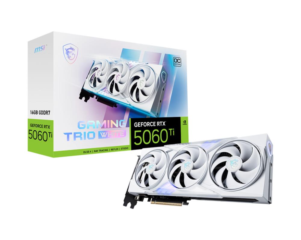 VGA PCIE16 RTX5060TI 16GB/5060TI16GGAMINGTRIOOCWHITE MSI