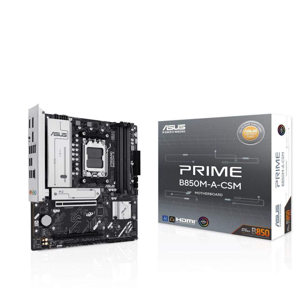 Mainboard|ASUS|AMD B850|SAM5|Micro-ATX|Memory DDR5|Memory slots 4|1xPCI-...