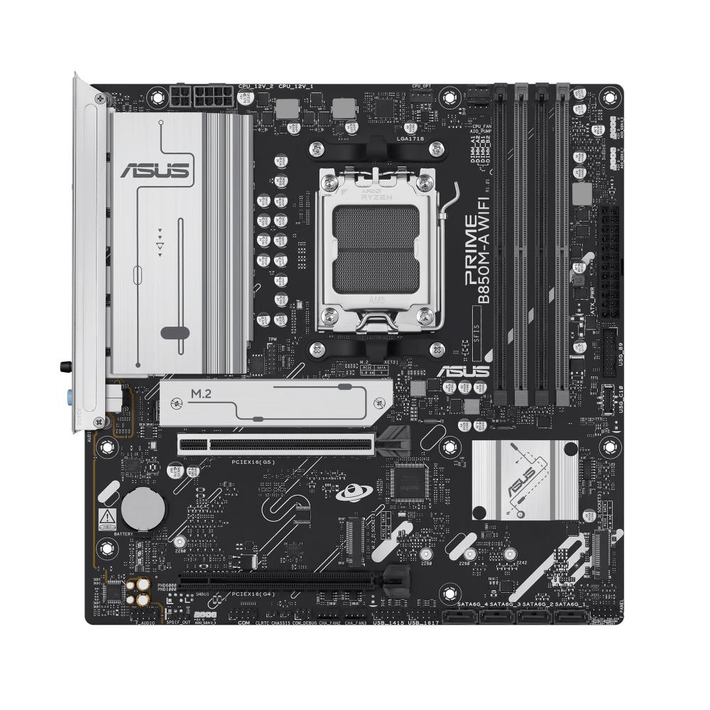 Mainboard|ASUS|AMD B850|SAM5|Micro-ATX|Memory DDR5|Memory slots 4|1xPCI-...