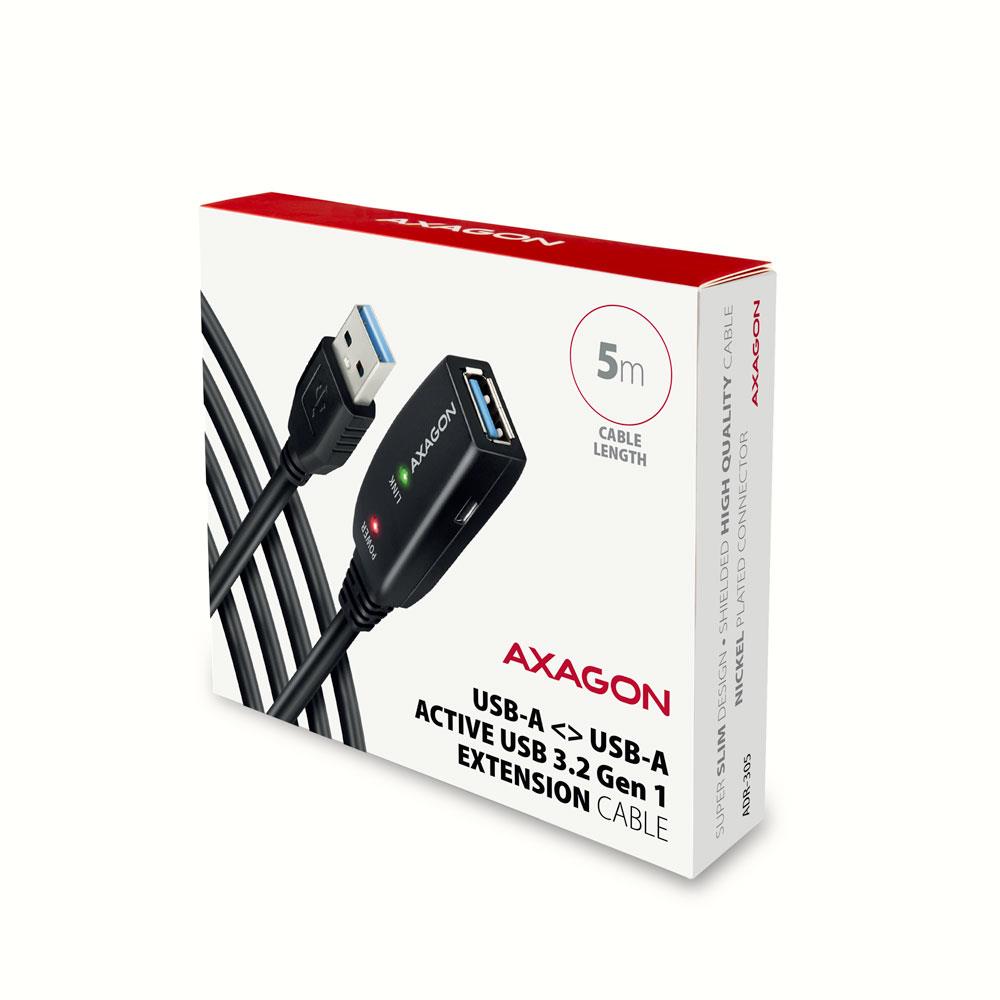 CABLE USB3.2 A-M/A-F ACTIVE/5M ADR-305 AXAGON