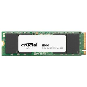 SSD|CRUCIAL|E100|480GB|M.2|PCIe Gen4|NVMe|3D NAND|Write speed 2500 MBytes/sec|Read speed 4500 MBytes/sec|CT480E100SSD8