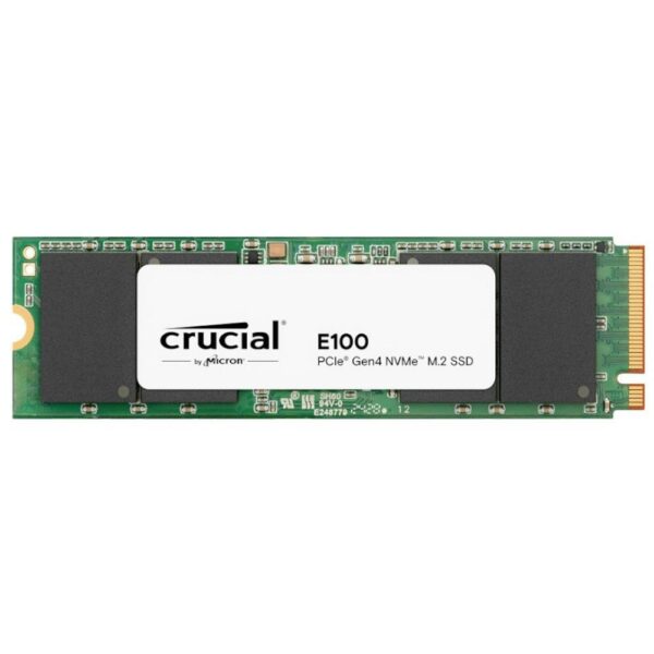 SSD|CRUCIAL|E100|480GB|M.2|PCIe Gen4|NVMe|3D NAND|Write speed 2500 MBytes/sec|Read speed 4500 MBytes/sec|CT480E100SSD8