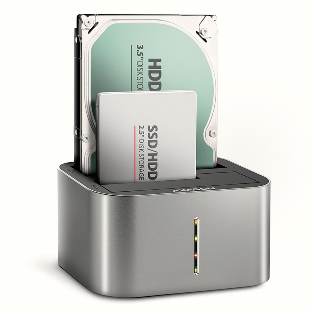 SSD ACC DOCK STATION USB-C/2.5″/3.5″ SATA ADSA-DC AXAGON