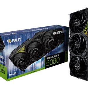 Videokaart|PALIT|NVIDIA GeForce RTX 5080|16 GB|GDDR7|256 bit|PCIE 5.0...