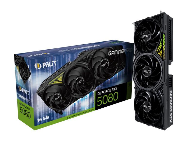 VGA PCIE16 RTX5080 16GB GDDR7/NE75080019T2-GB2031Y PALIT