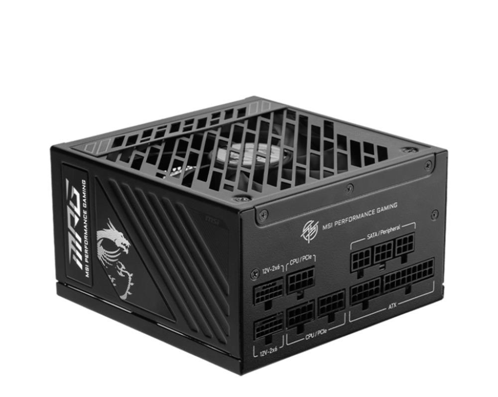 Power Supply|MSI|MPG A1250GS PCIE5|1250 Watts|Efficiency 80 PLUS GOLD|MP...
