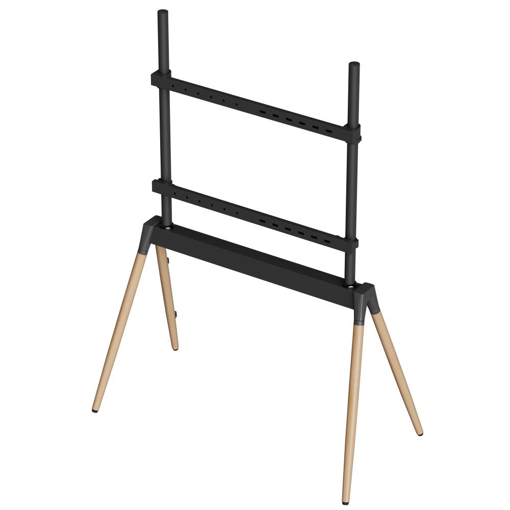 TV SET ACC FLOOR STAND 55-86″/BLK/WOOD TVS-86F-01-BK GEMBIRD