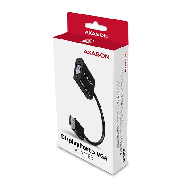 I/O ADAPTER DP TO VGA/0.15M RVD-VGN AXAGON