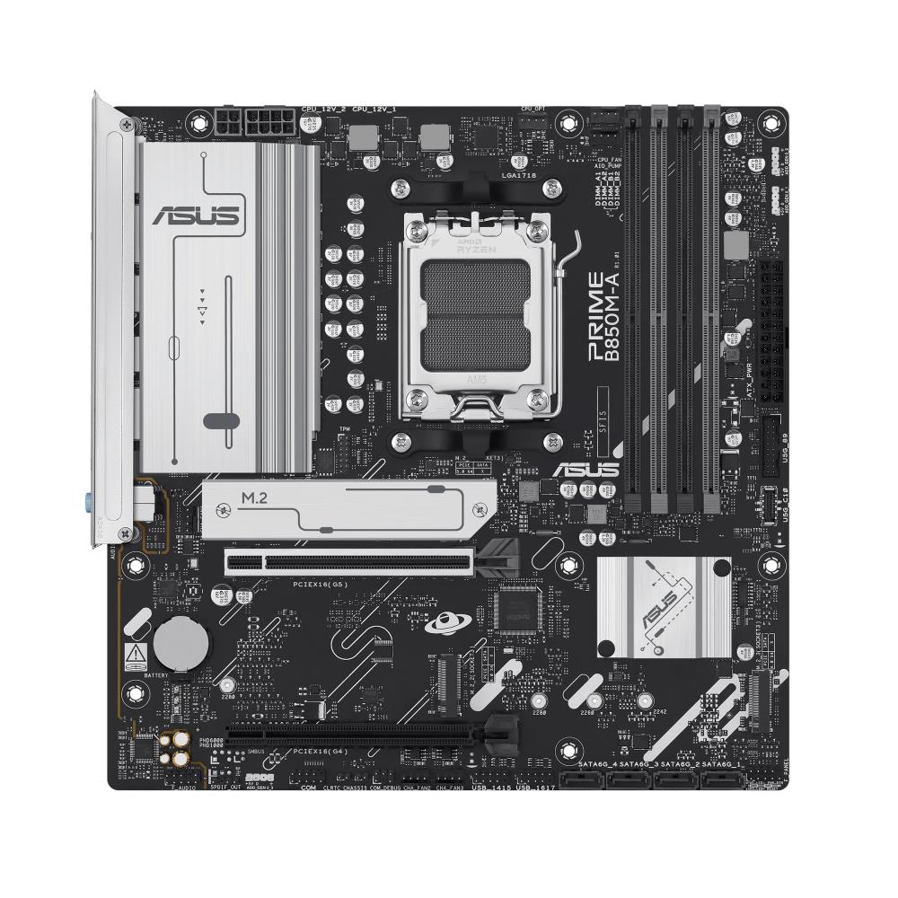 Mainboard|ASUS|AMD B850|SAM5|Micro-ATX|Memory DDR5|Memory slots 4|1xPCI-...