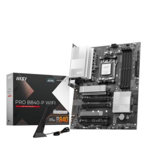 Emaplaat|MSI|AMD B840|SAM5|ATX|Memory DDR5|Memory slots 4|5xPCI-Express...