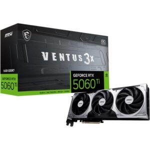 Videokaart|MSI|NVIDIA GeForce RTX 5060 Ti|16 GB|GDDR7|128 bit|PCIE 5....