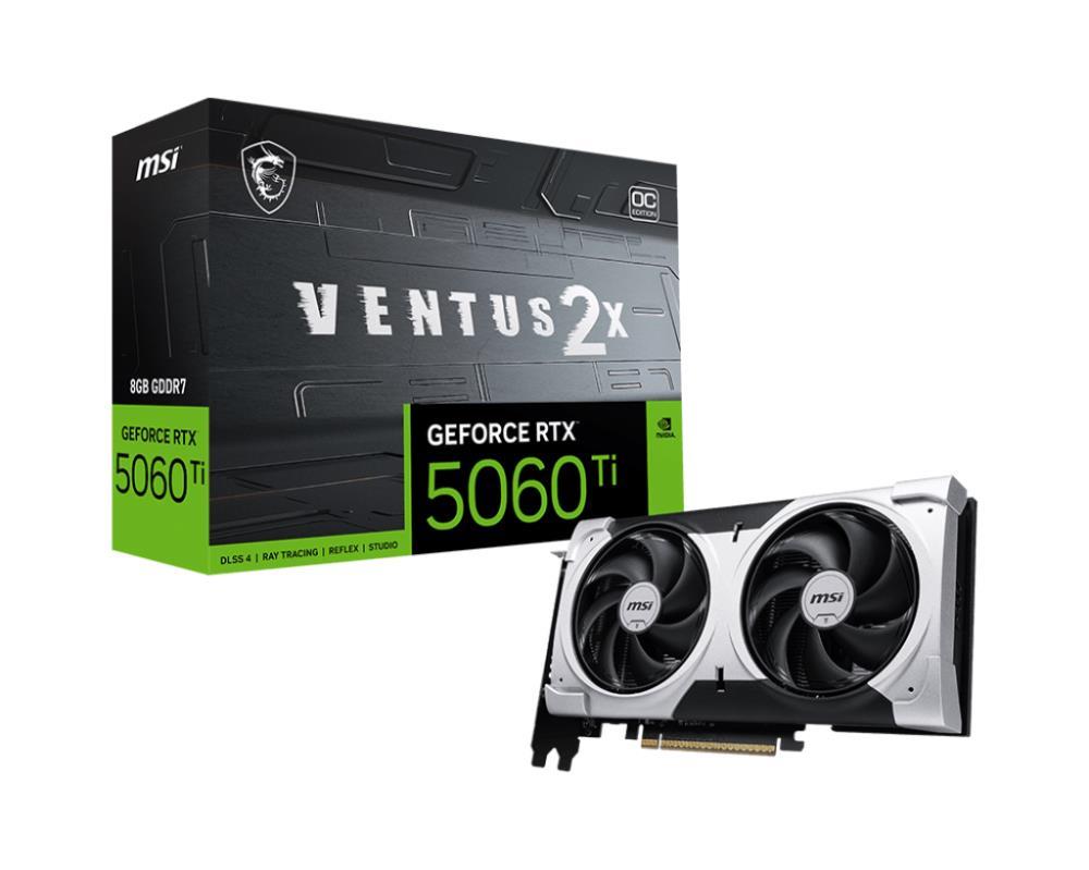 VGA PCIE16 RTX5060TI 8GB GDDR7/5060TI 8G VENT 2X OC PLUS MSI