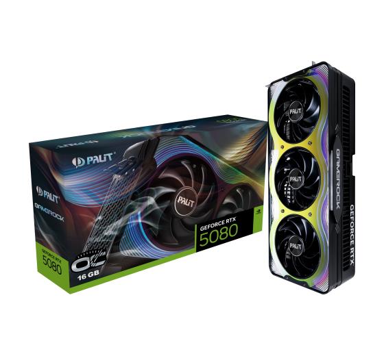Videokaart|PALIT|NVIDIA GeForce RTX 5080|16 GB|GDDR7|256 bit|PCIE 5.0&#8...