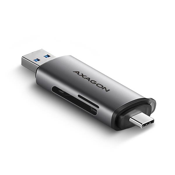 CARD READER USB-C+USB3.2 2SLOT/SD/MICROSD CRE-SAC AXAGON