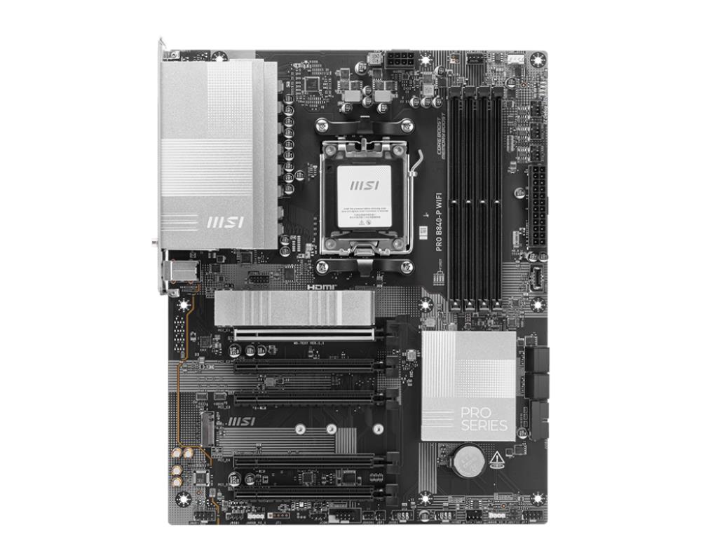 Emaplaat|MSI|AMD B840|SAM5|ATX|Memory DDR5|Memory slots 4|5xPCI-Express&...